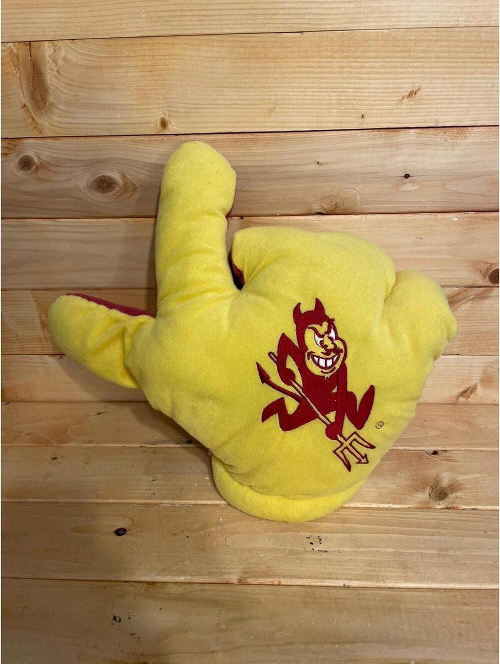 Vintage ASU plush game hand memorabilia